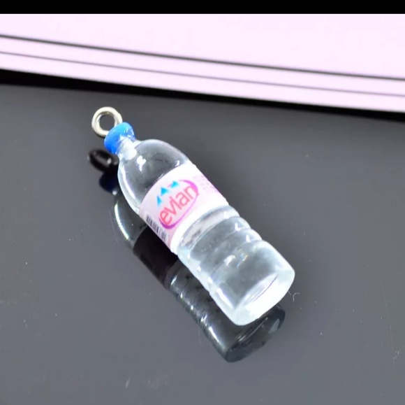 Mineral Water Bottle Dangle Earrings - Picture 2 of 4